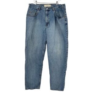 Gap Baggy Fit‎ Jeans Light Wash Denim USA Made Cotton Mens Size W36 L34 y2k VTG
